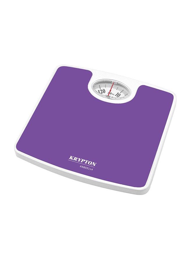 Mechanical Personal Weighing Scale Purple 74X28