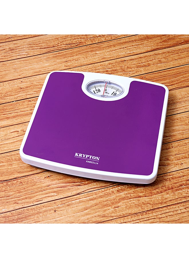 Mechanical Personal Weighing Scale Purple 74X28