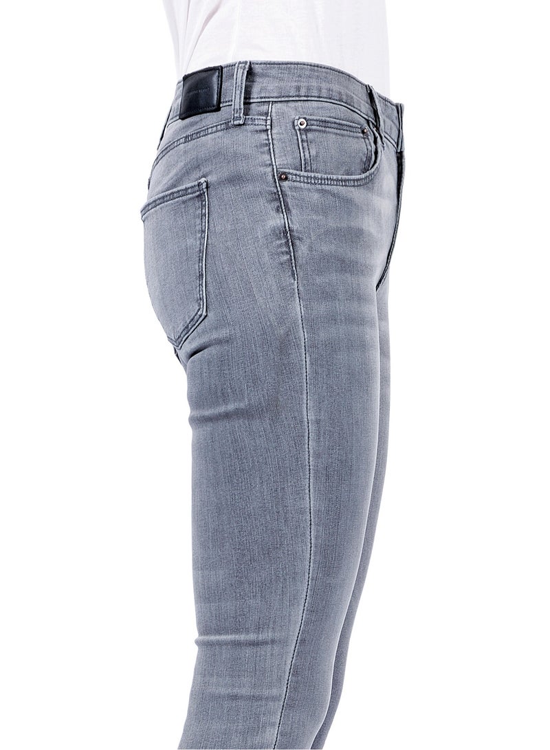 Web Denim Women's Mid Rise Skinny Jeans - Stretchable Comfort Denim Pants