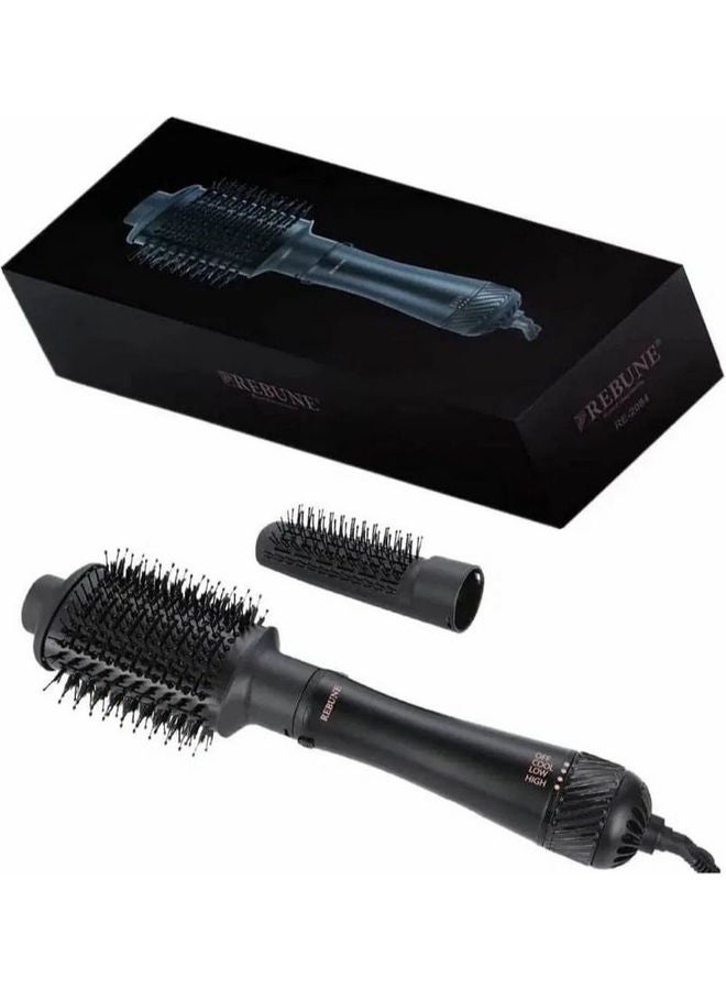 Hair Style One Step Volumizer Hair Dryer And Hot Air Brush Black