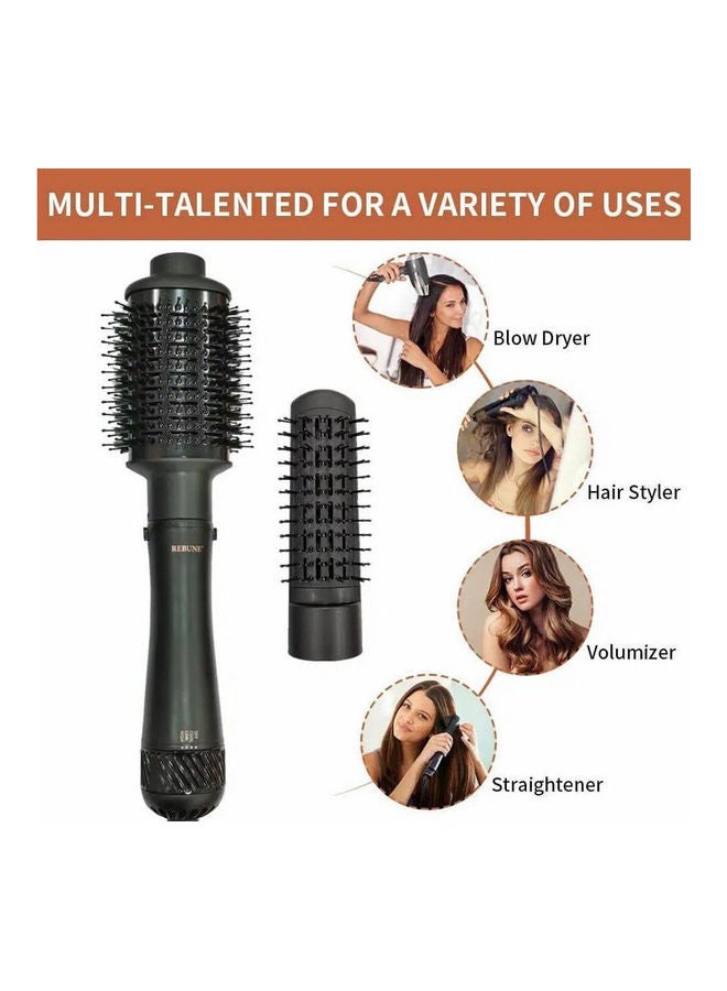 Hair Style One Step Volumizer Hair Dryer And Hot Air Brush Black
