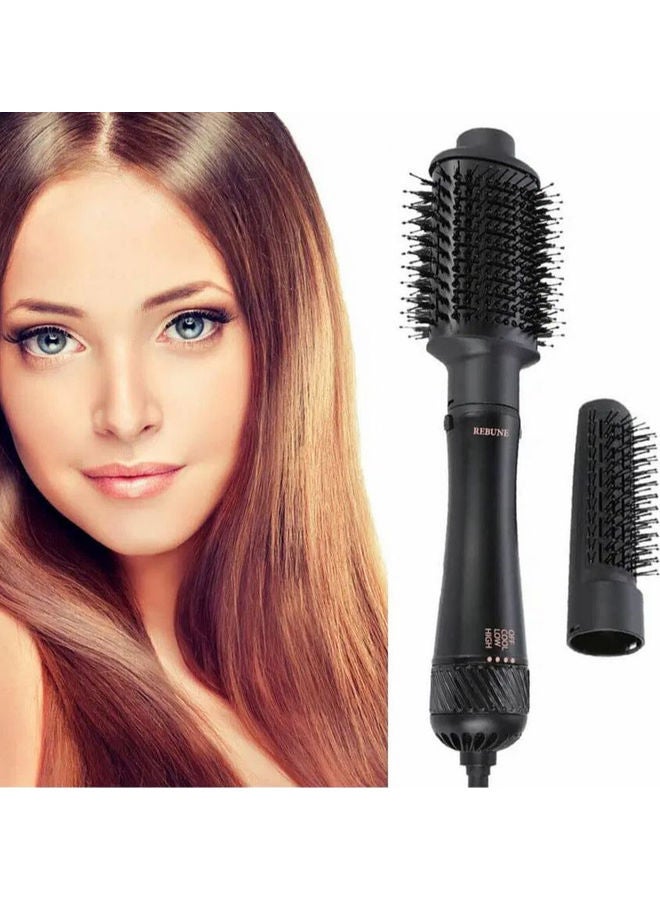 Hair Style One Step Volumizer Hair Dryer And Hot Air Brush Black