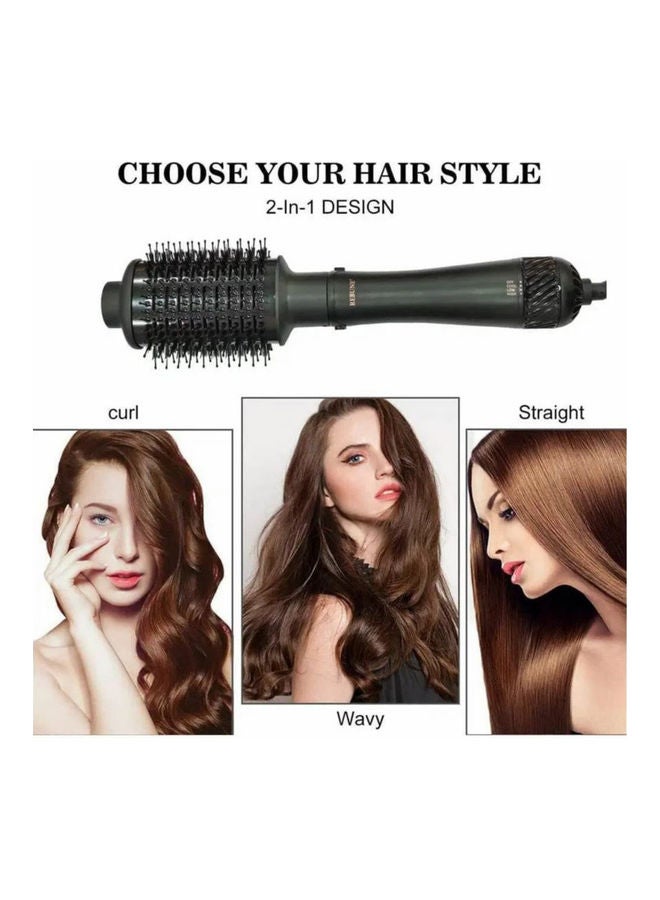 Hair Style One Step Volumizer Hair Dryer And Hot Air Brush Black