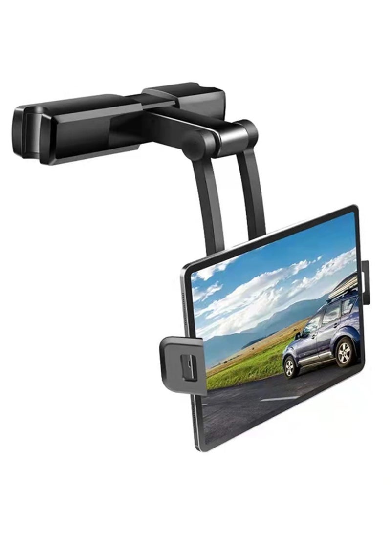 Tablet Holder for Car 360 Rotatable and Retractable Adjustable Car Phone Holder Back Seat Road Trip Essentials for 4.7-12.9 Inch