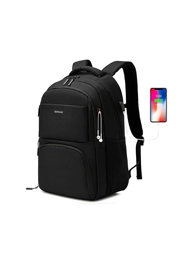 Laptop Backpack Computer Backpack Large Travel Backpack for Men or Women,Business Water Resistant Work Backpack with USB Charging Port,College Computer Bag Fits 17 Inch Laptop