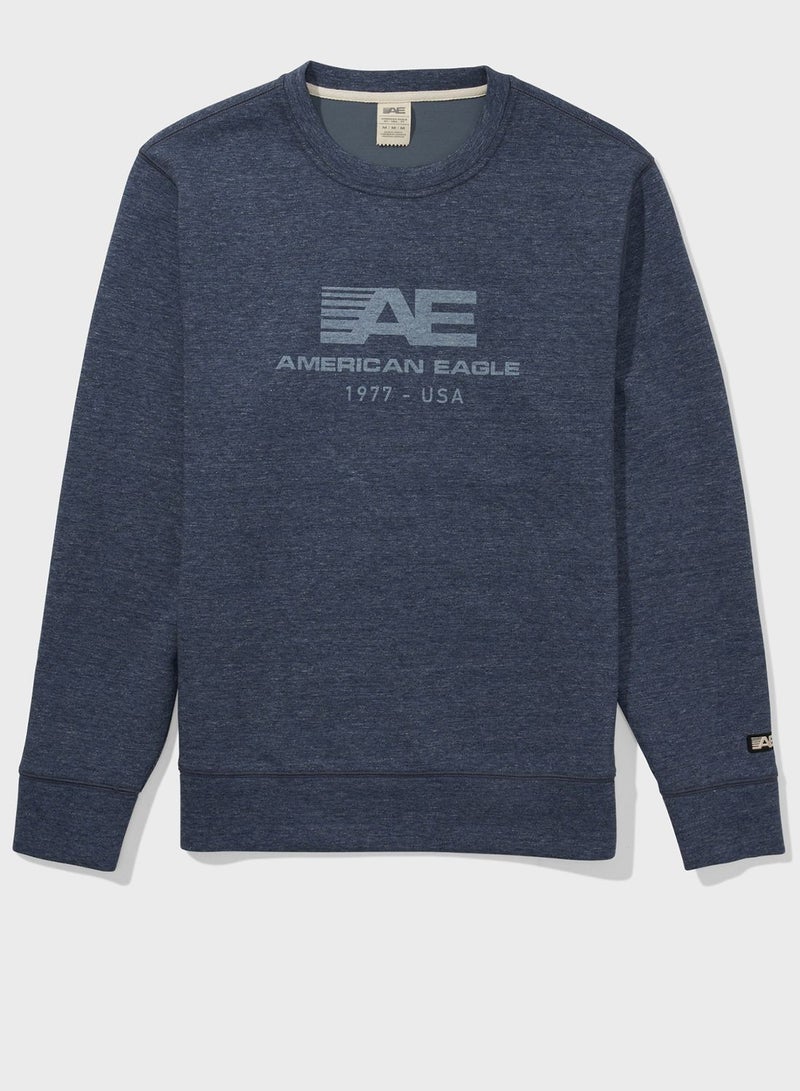 Logo Crew Neck Sweatshirt