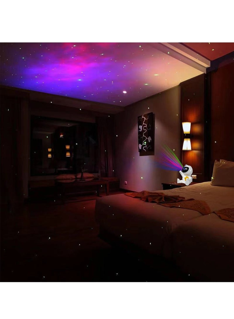 Astronaut Star Projector Galaxy Night Light Kids Space lights LED Lamp with Remote Control Timer and Remote 360° Adjustable Design for Gaming Room Home Theater