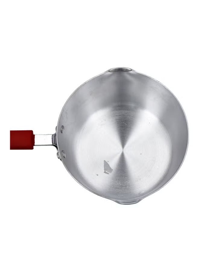 Aluminium Milk Pan Bakelite Handle Silver/Red 17cm