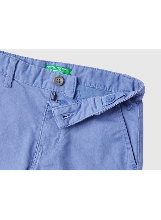 Slim Fit Chinos In Stretch Cotton