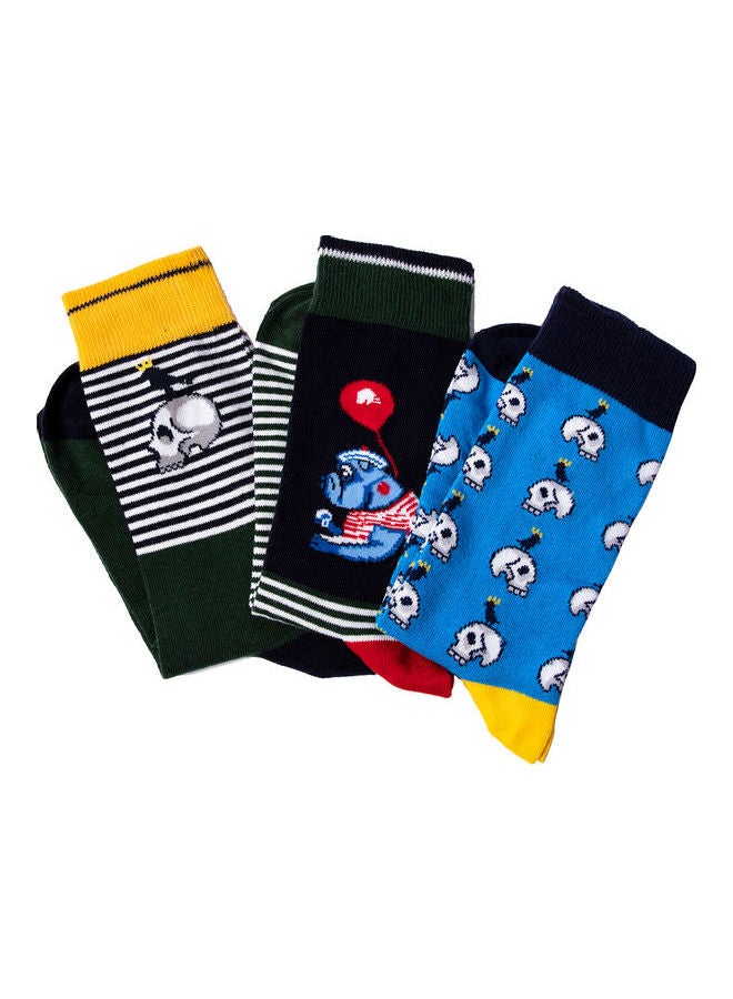 3-Pairs Mr Allright Socks Set Multicolour