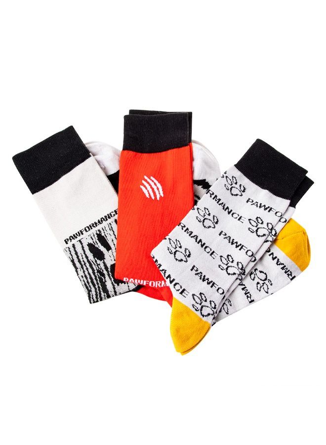 Dogs Performance Men's Socks Set 3 Pairs