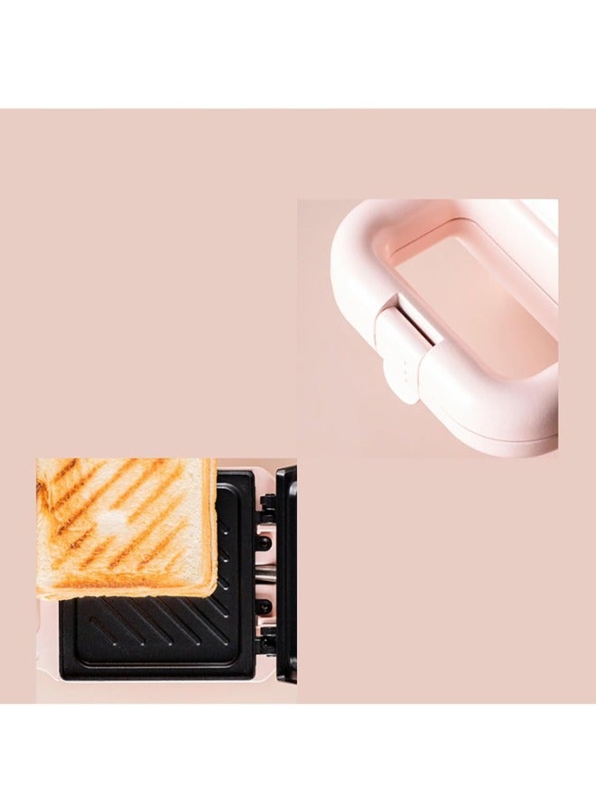 Mini Sandwich Maker Toaster & Waffle Maker Combo - Nostalgic All-in-One Panini Press for Portion Control - Seal & Toast with Non-Stick Plates - Ideal for Breakfast, Lunch, and Snacks