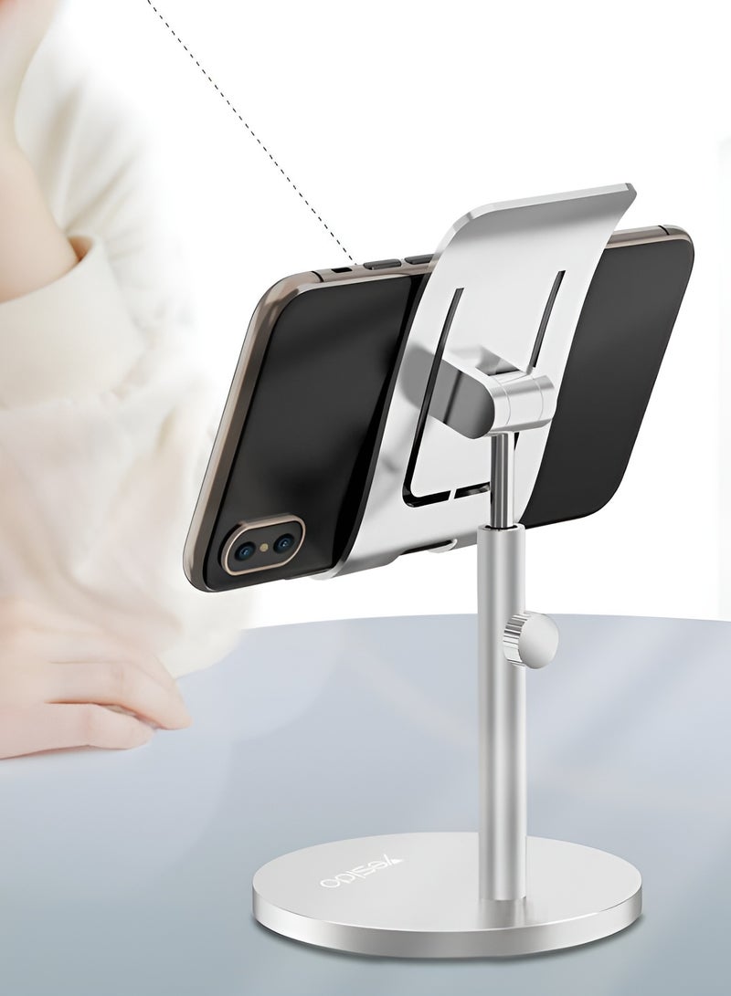 Adjustable Desktop Mobile and Tablet Holder Aluminum Alloy Phone Holder Model C70