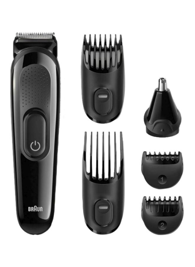 6-In-1 Face And Head Trimmer Black