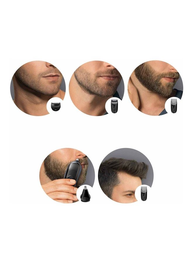 6-In-1 Face And Head Trimmer Black