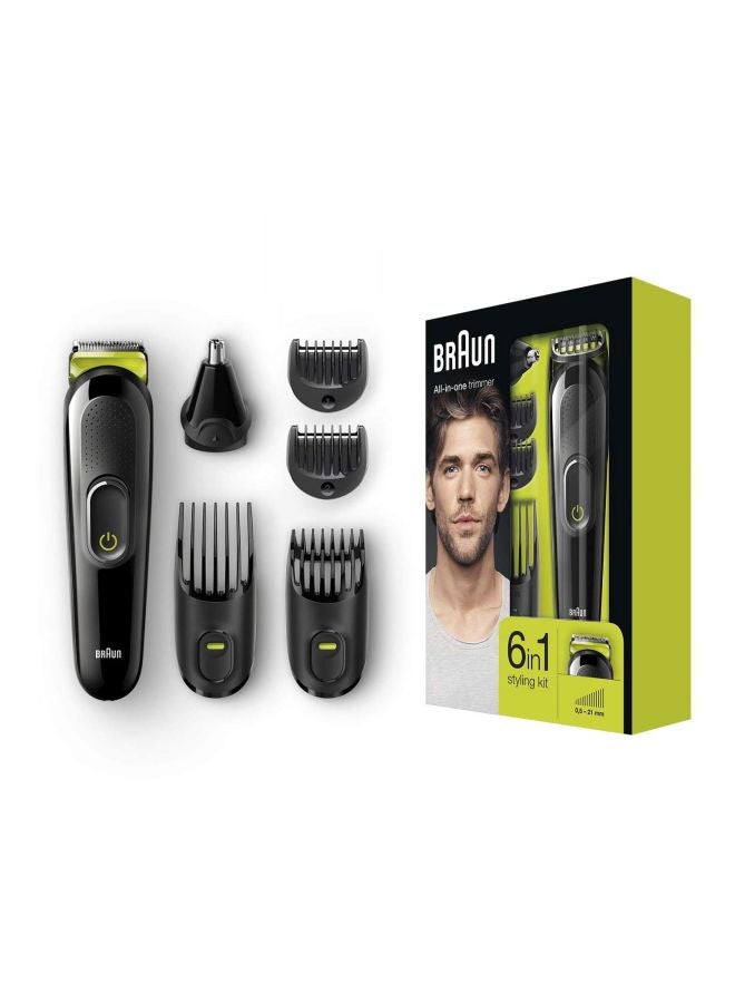 6-In-1 Trimmer Kit Black/green