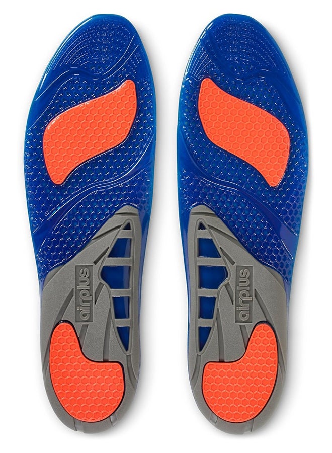 Extreme Active Gel Lightweight And Breathable Shoe Insoles For Cushion And Support Men'S Size 713