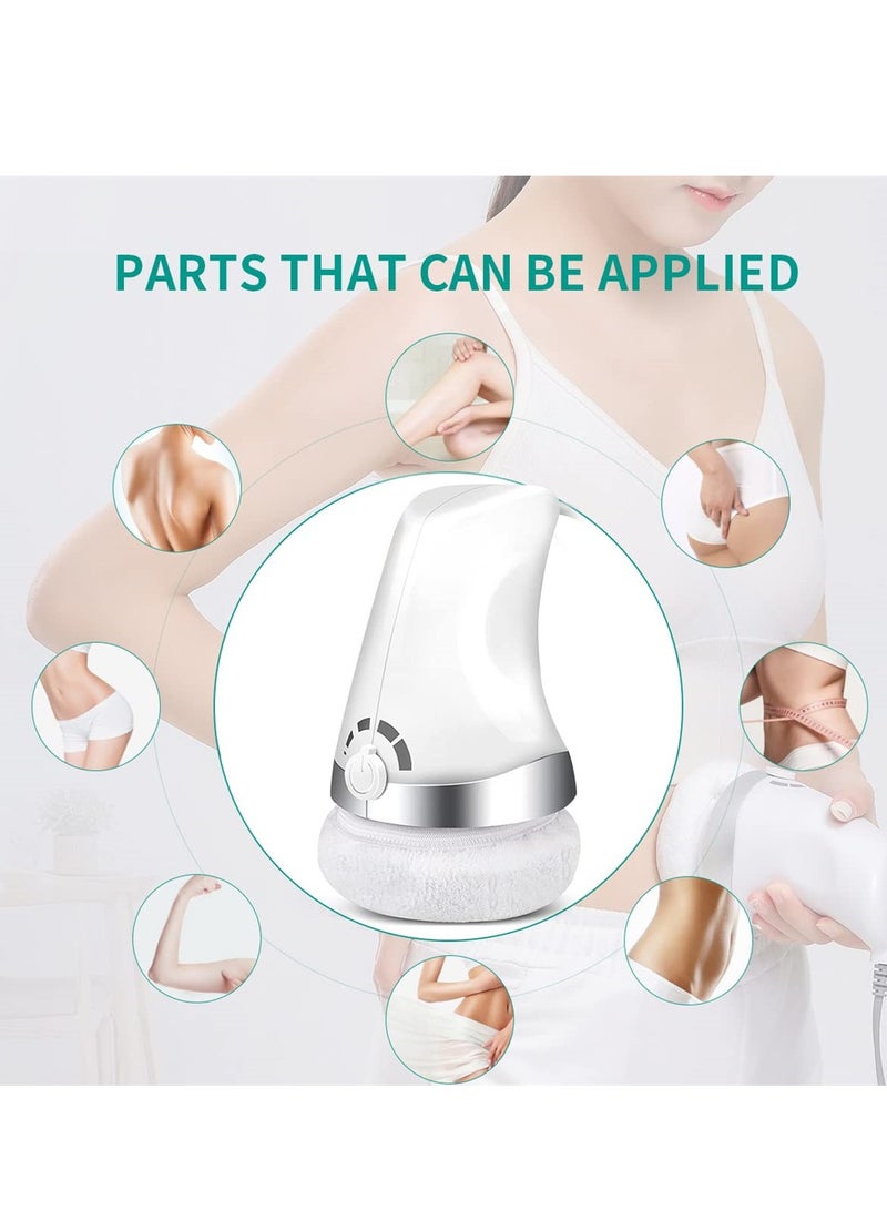 Electric Cellulite Massager Body Sculpting Machine, Handheld Massager for Belly, Waist, Arms, and Legs, Includes 3 Skin Friendly Cloth Pads