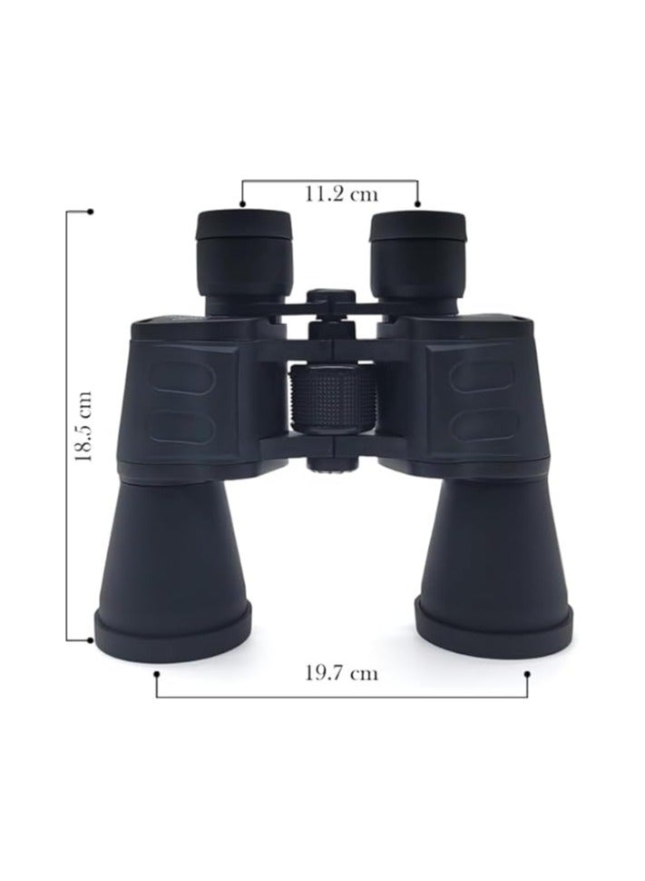 Professional Telescope Binoculars with Pouch | HD Vision Adults Long Distance for Bird Watching, Sightseeing, Wildlife Trekking (Black,1-Pcs)