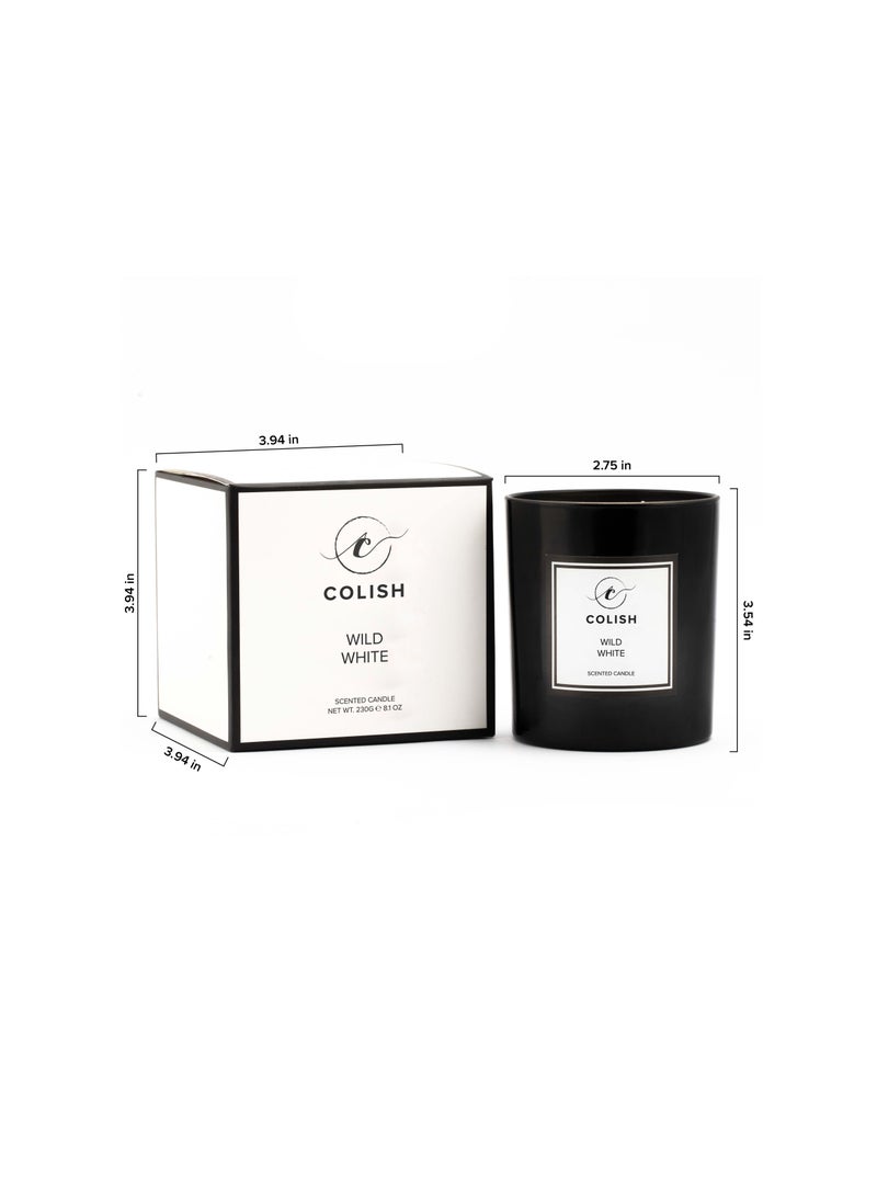 Wild White Scented Candle 230gm