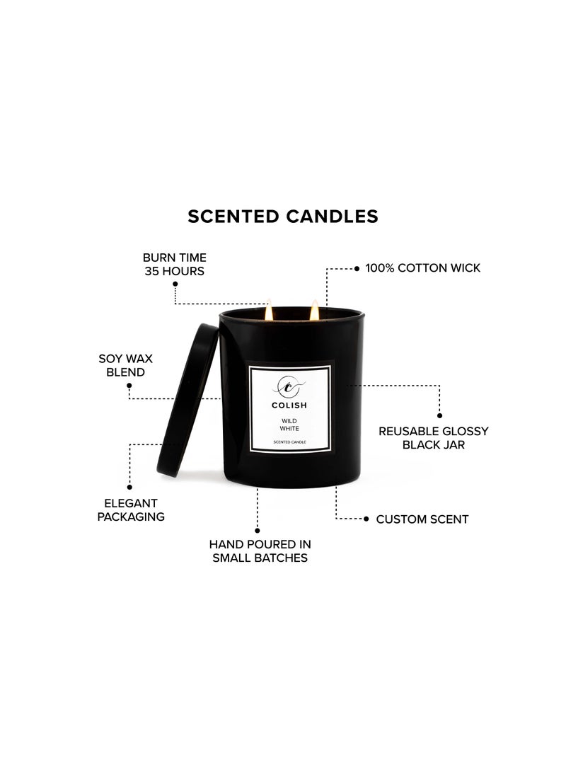 Wild White Scented Candle 230gm