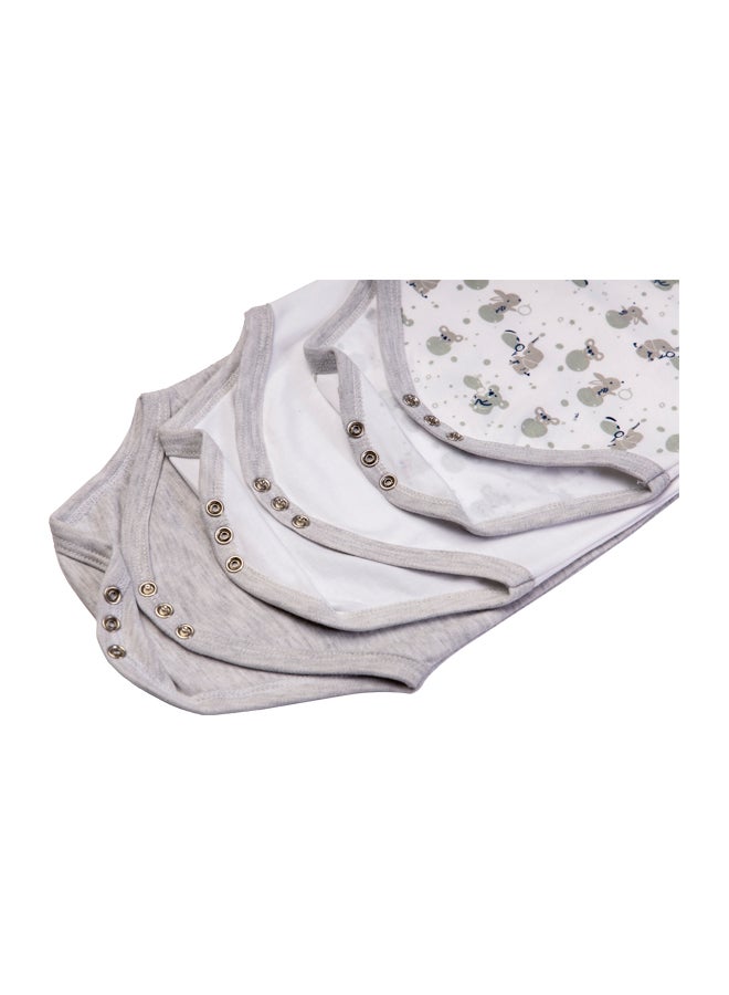 Printed Romper - Pack Of 3, 0-3 Months , Multi Color