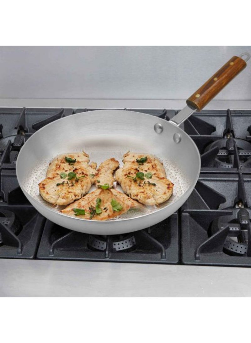 Aluminium Frying Pan With Wooden Handle