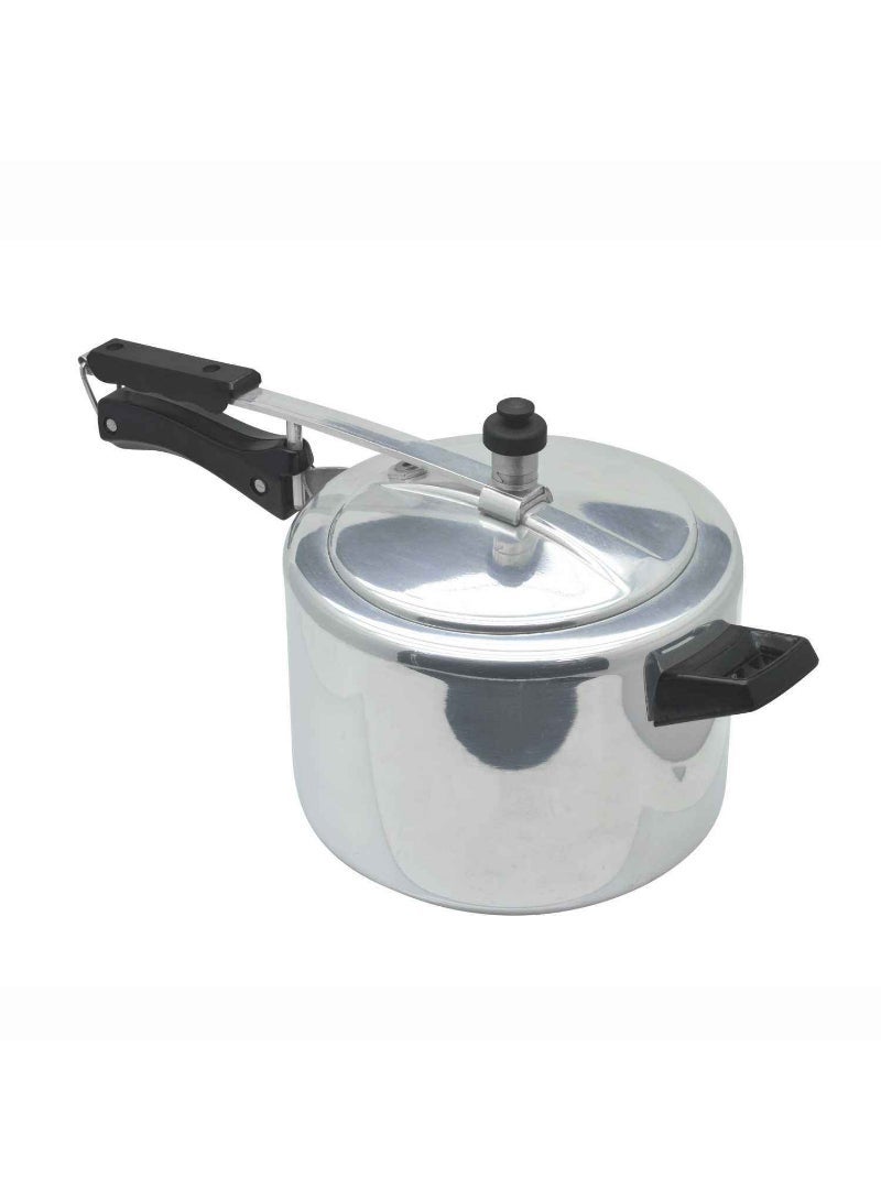 Aluminium Pressure Cooker Inner Lid Comfortable Handle Fade-Proof 5L