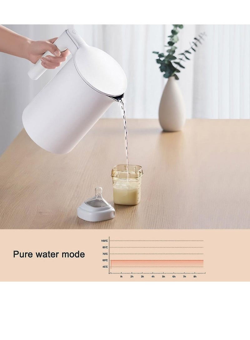 MIJIA Constant Temperature Electric Kettle P1 Quiet Edition Temperature Display 1800W High Power 304 Stainless Teapots 1.5 L 1800 W MJJYSH02YM White