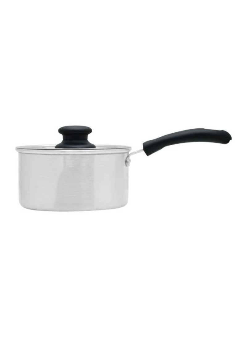 Aluminium Saucepan With Cover Matt Finish