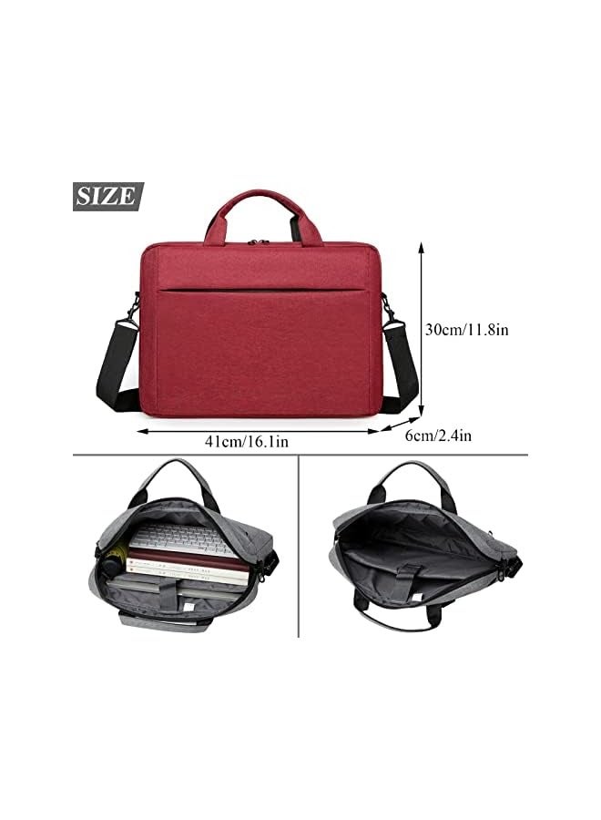 Laptop Bag Computer Cases 15.6 Inch Briefcase for Men Women Laptop Case Shoulder Bag with Strap Computer Bag Messenger Bag for Travel/Business