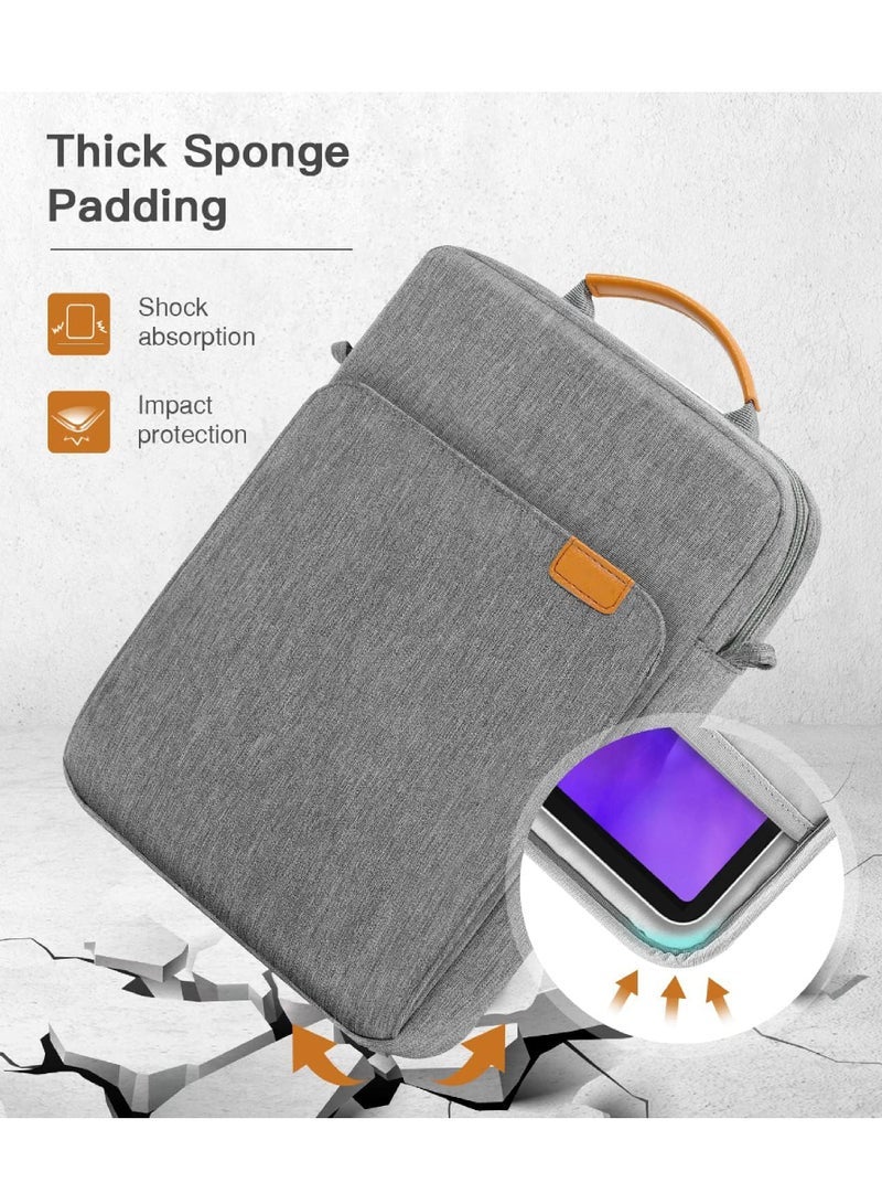 Inch Tablet Sleeve Bag Fits iPad air 5 10.9 2022 iPad Pro 11 M2 2022-2018 iPad 10th 10.9 Air 4 10.9 Tab S8 2022 Handle Carrying Case with Shoulder Strap