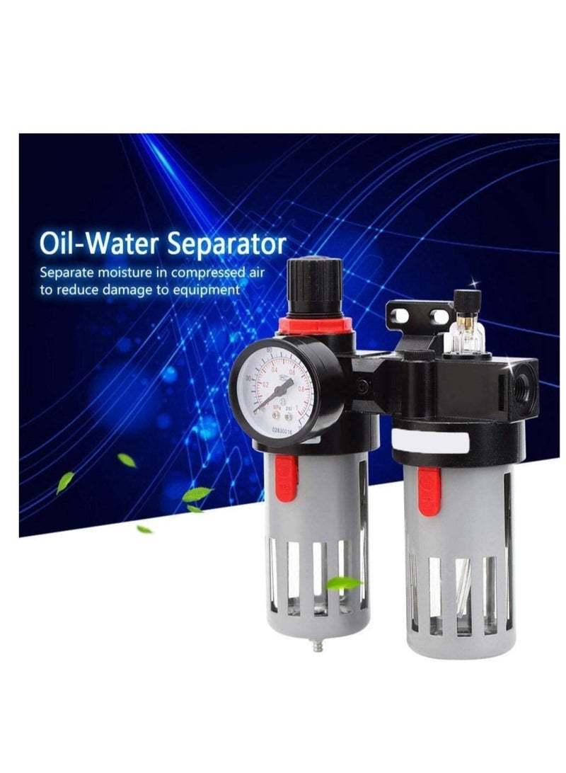 Double Air Compressor Water Separator Filter Regulator Oil