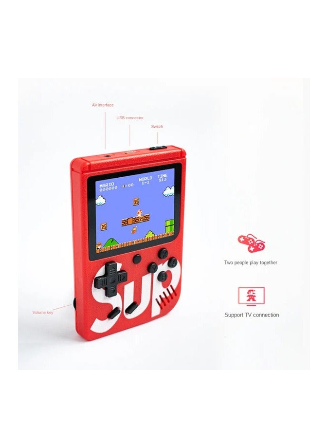 400 in 1 SUP GAME BOX Classic Retro Gaming Console (Single Player, Red)