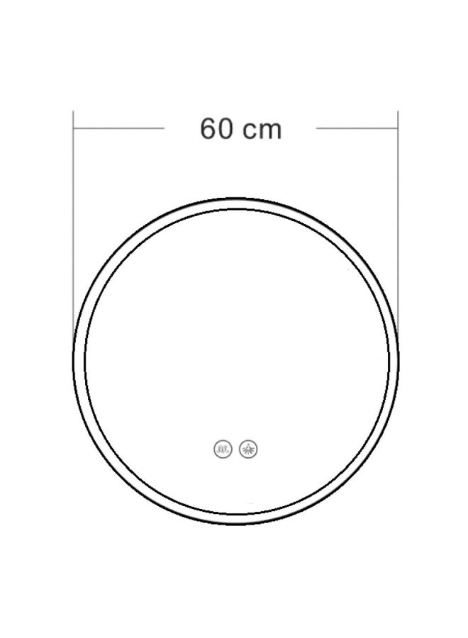 Milano Led Mirror With Anti Fog 600Mm Hs16392- Made In China