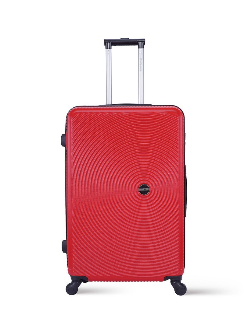 Astro ABS Hardside Spinner Check In Large Luggage Trolley 28 Inch Red