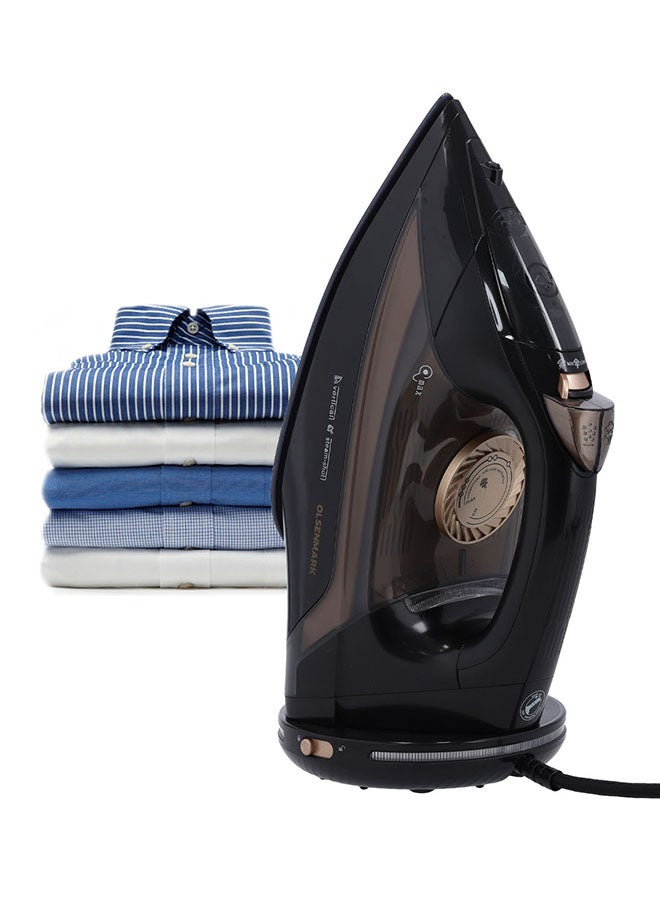 Steam Iron With Water Tank 420 ml 2200 W OMSI1839 Black/Brown