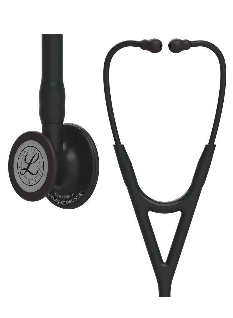 3M Littmann Stethoscope, Cardiology IV 27 inch Black Tube Black Chestpiece 6163