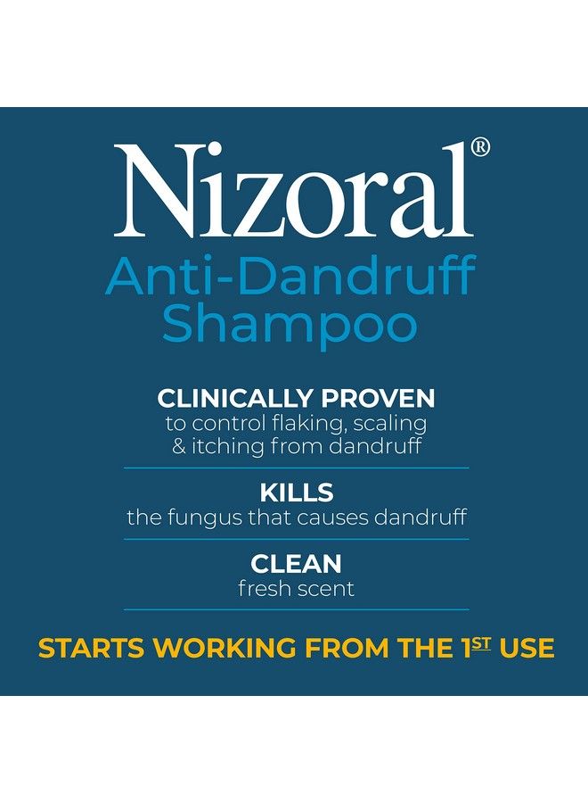 Antidandruff Shampoo With 1% Ketoconazole Fresh Scent 21 Fl Oz (Pack Of 3)