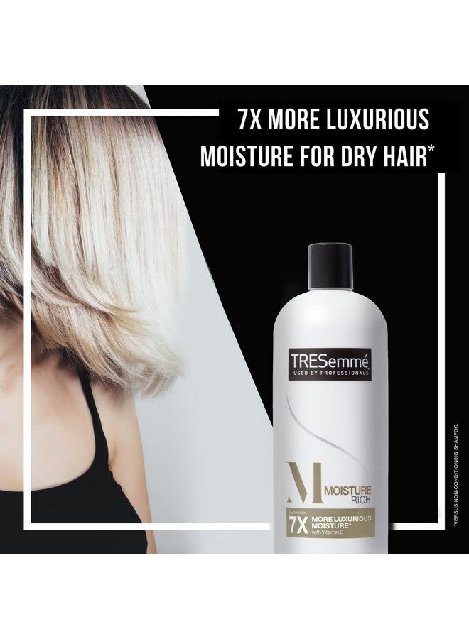 Conditioner Moisture Rich 3 Count For Dry Hair Professional Quality Salonhealthy Look And Shine Moisture Rich Formulated With Vitamin E And Biotin 28 Oz