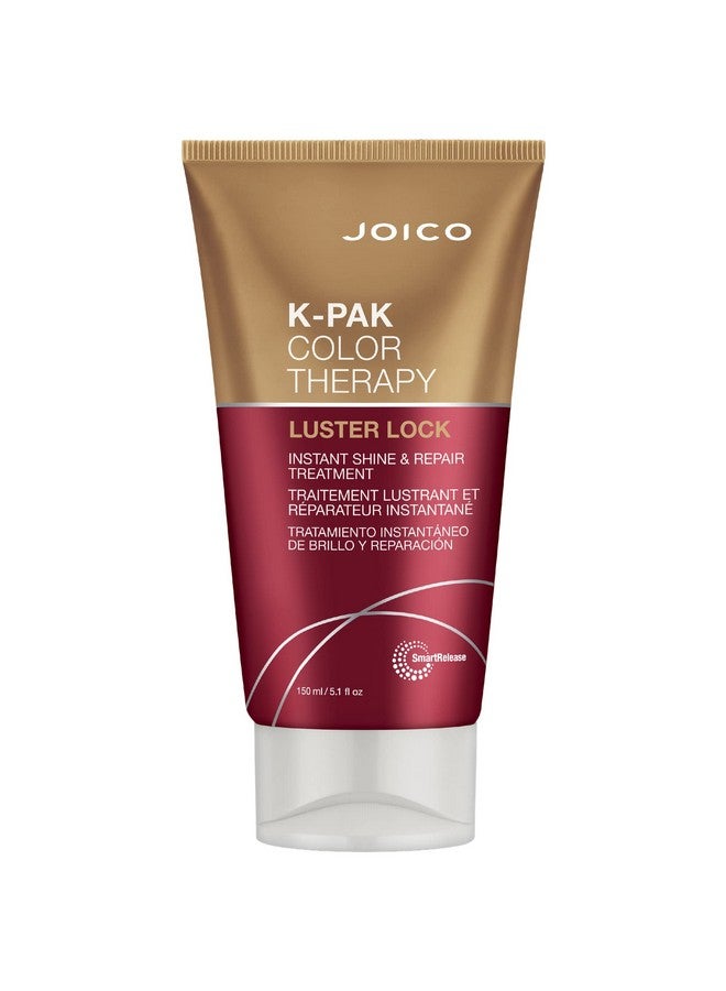 Kpak Color Therapy Luster Lock Instant Shine & Repair Treatment For Colortreated Hair Boost Color Vibrancy Repair Breakage With Keratin & Argan Oil 5.1 Fl Oz