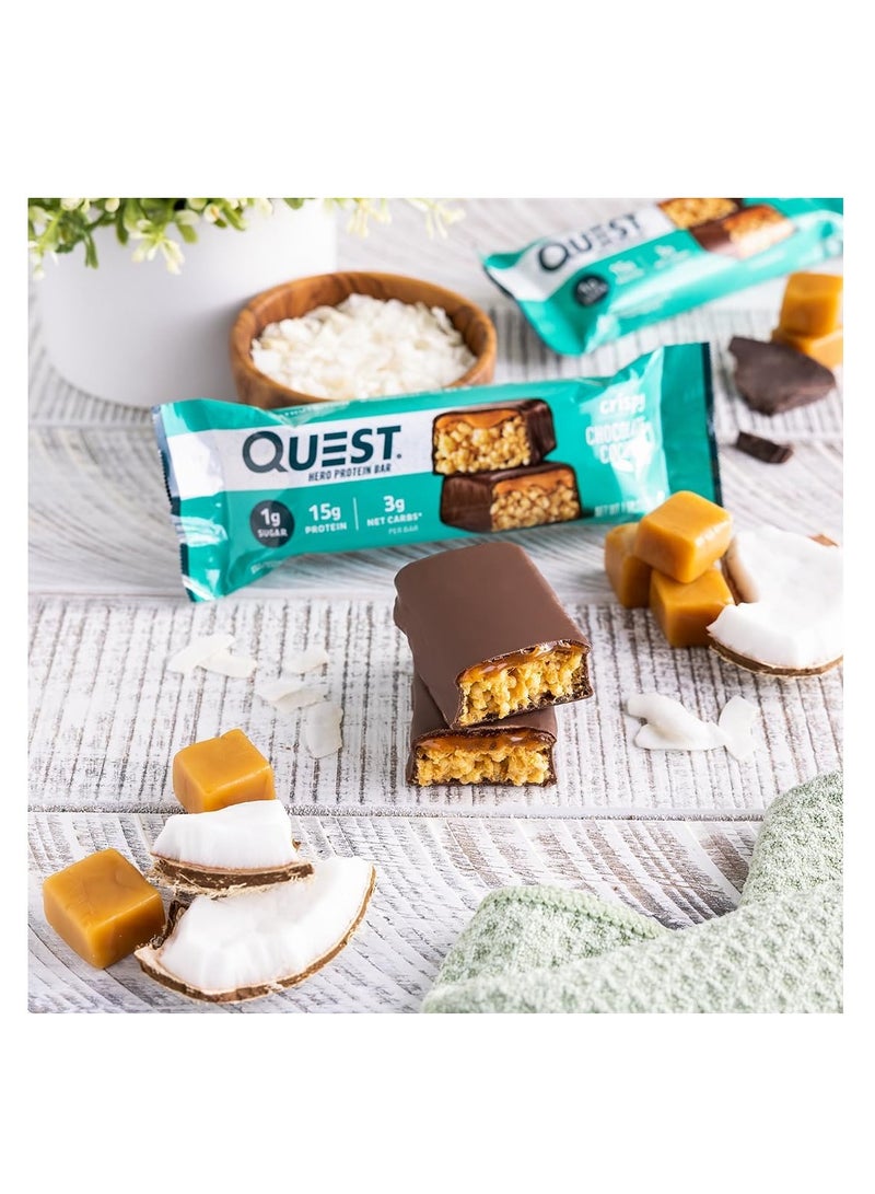 Quest Hero Bar 60g Chocolate Coconut  1x12