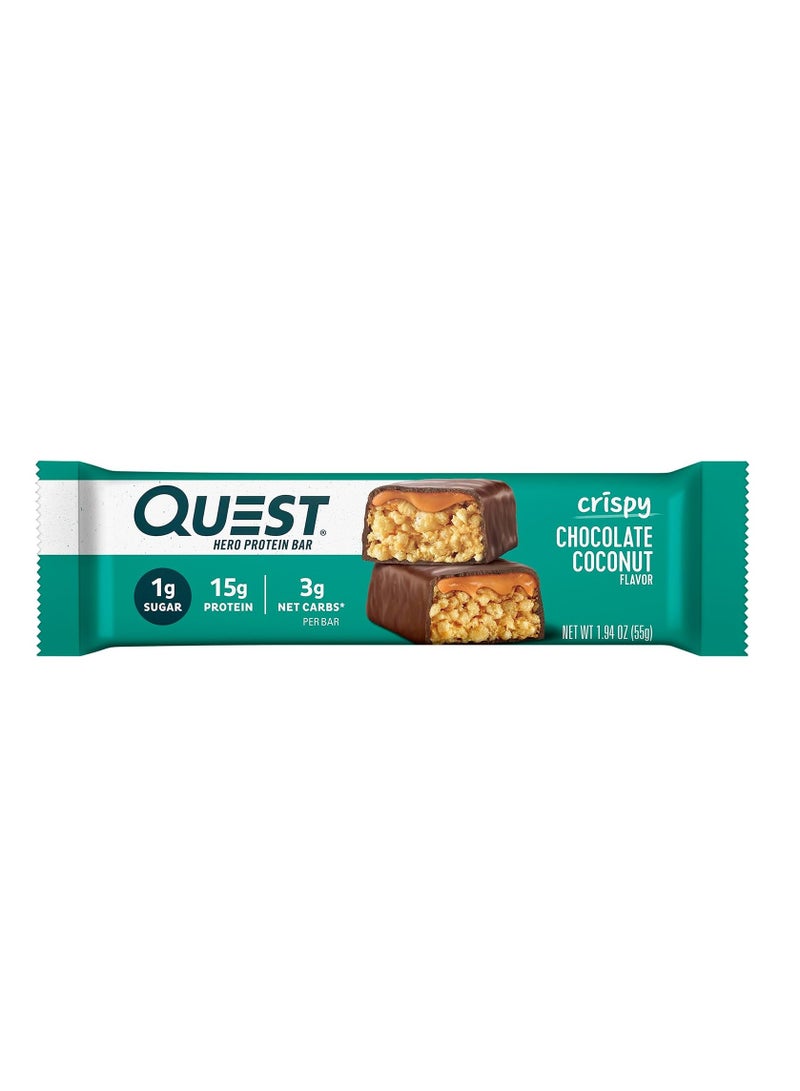 Quest Hero Bar 60g Chocolate Coconut  1x12