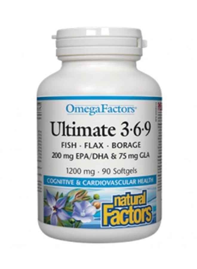 Ultimate Omega Factor 3.6.9 90 Softgels