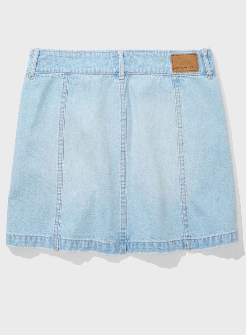 High Waist Denim Skirts