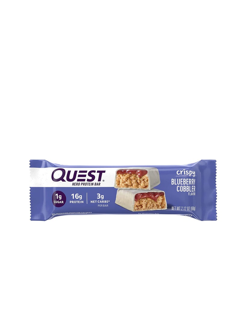 Quest Nutrition Blueberry Cobbler Hero Bar, 12 Count