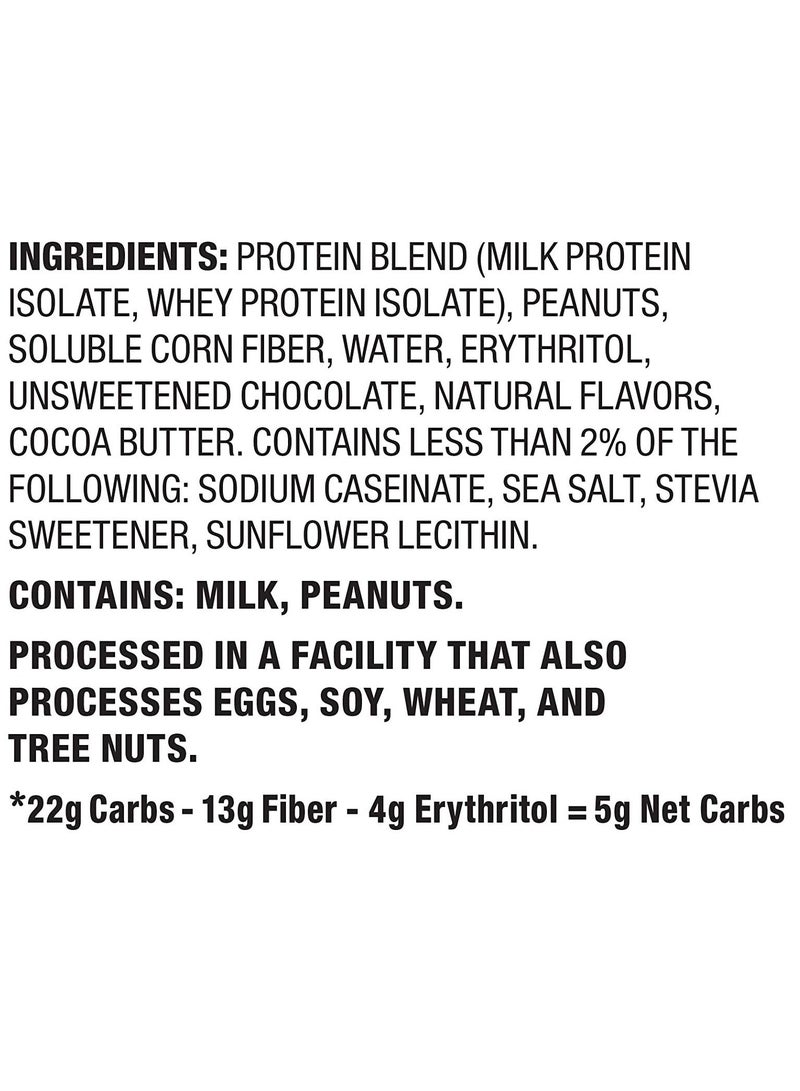 Quest Nutrition Chocolate Peanut Butter Bars 12 Count