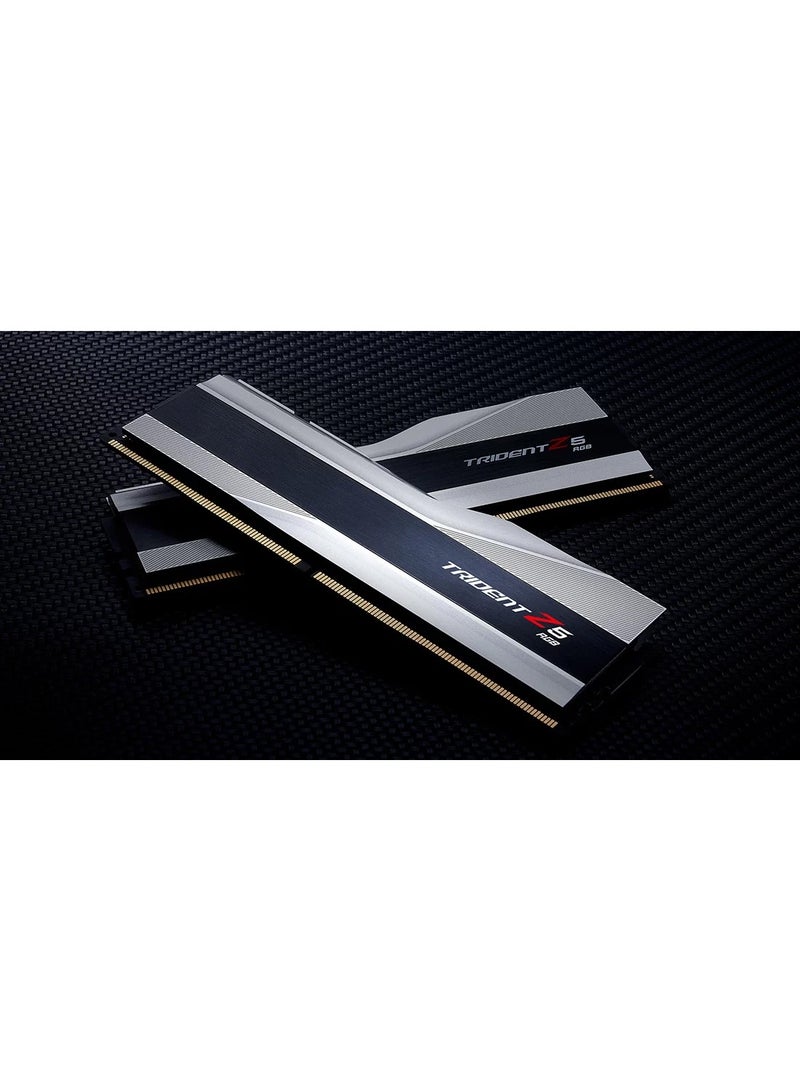 G.Skill Trident Z5 RGB Series 32GB (2 x 16GB) DDR5 Dual Channel Desktop Memory Kit, 6800 MHz Memory Speed, CL34 CAS Latency, 1.40 V, Intel XMP 3.0, 288-Pin, Black | F5-6800J3445G16GX2-TZ5RS