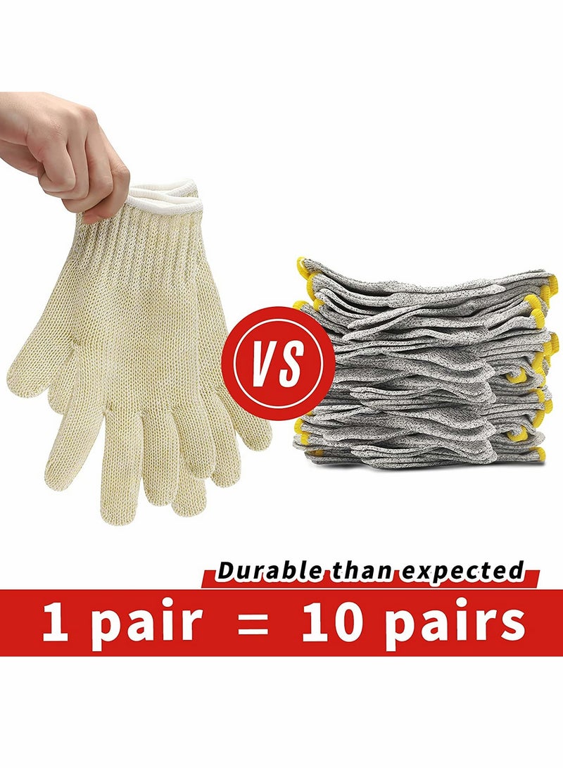 Level 8 Cut Resistant Gloves for Kitchen Use - Food Grade Mandoline Slicing, Meat Cutting, and Oyster Shucking Gloves (XL) - Reliable Protection for Safe Food Preparation.