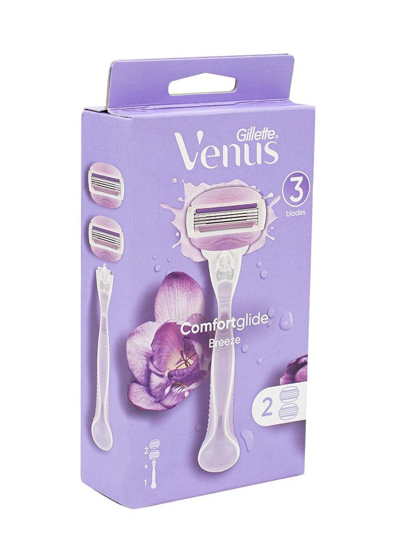 Venus Comfortglide Breeze Women's Razor Blade 3s